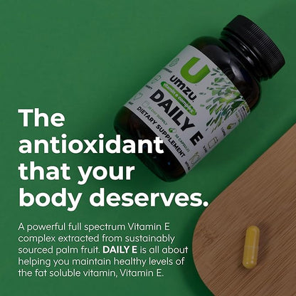 UMZU Daily E Vitamin E Capsules 100% of (30 Days 30 Capsules)