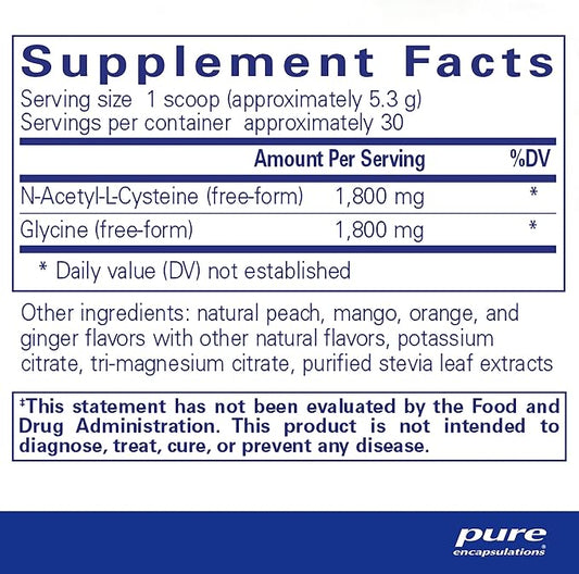 Pure Encapsulations NAC + Glycine Powder 5.6 oz