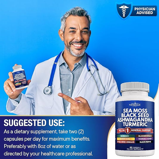 NEW AGE Sea Moss Black Seed