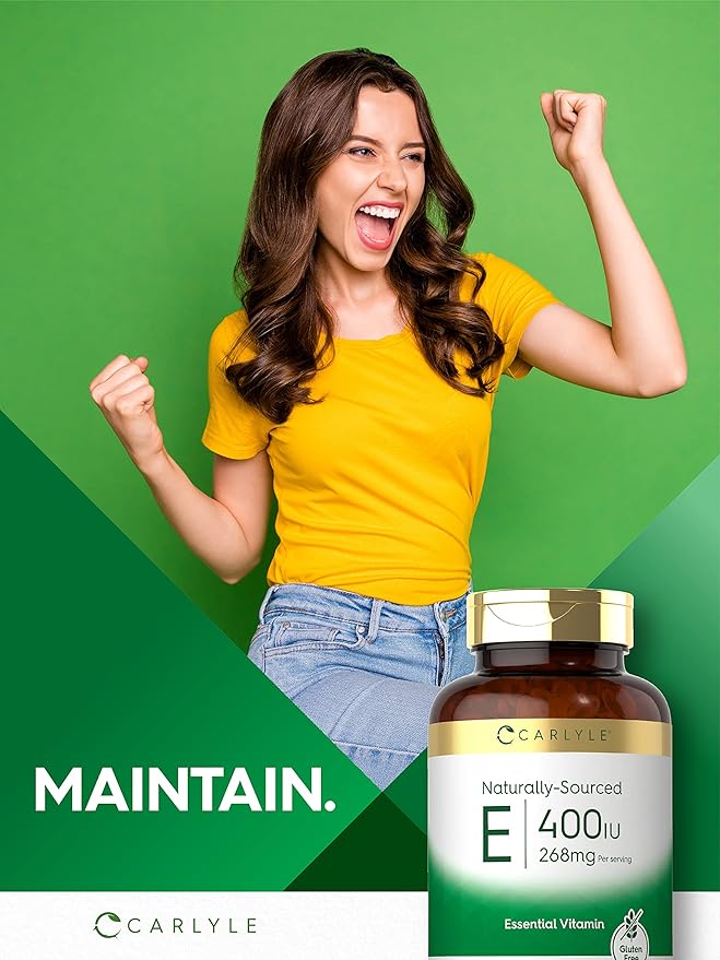Carlyle Vitamin E 400 IU Softgels 250 Count