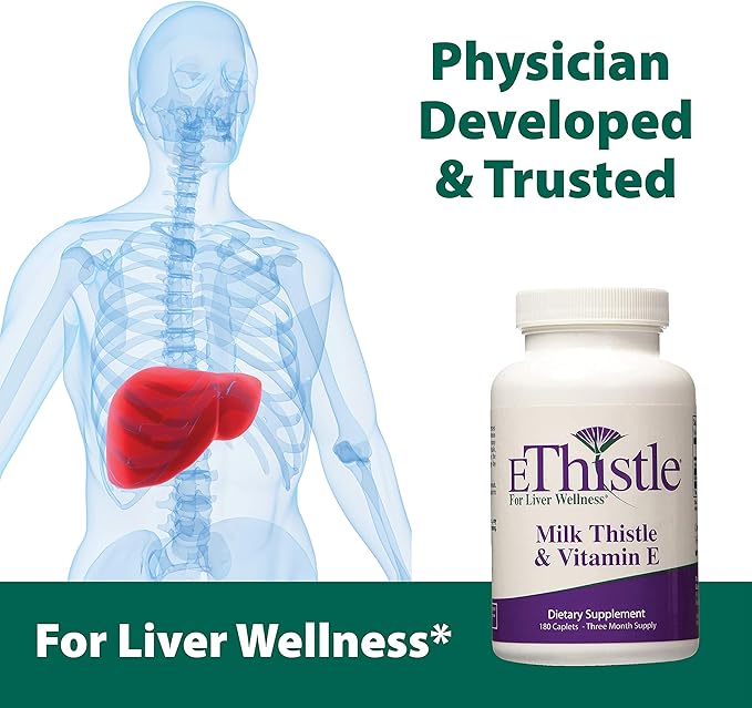 Liver Wellness Dietary Supplement, Milk Thistle 180 Count