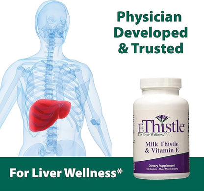 Liver Wellness Dietary Supplement, Milk Thistle 180 Count