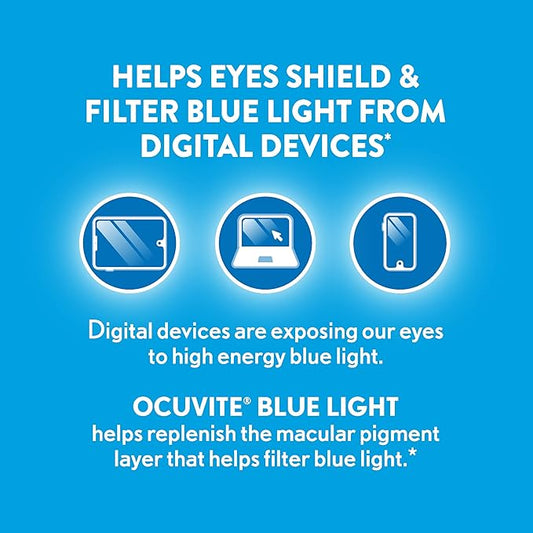 Ocuvite Blue Light Lutein 25mg Lutein 30 Softgels