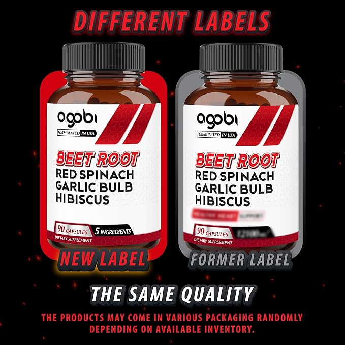 agobi 5in1 Beet Root Capsules 12100mg 90 Vegan