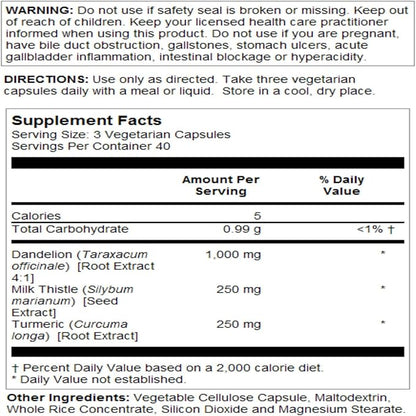 LIFETIME Milk Thistle Blend Liver Cleanse Formula (120 CT)