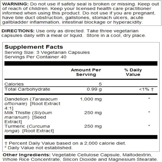LIFETIME Milk Thistle Blend Liver Cleanse Formula (120 CT)
