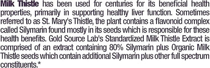 Organic Milk Thistle Capsules, 180 Caps, 80% Silymarin 450 mg,
