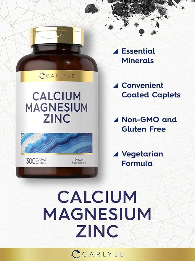 Carlyle Calcium Magnesium Zinc 300 Caplets