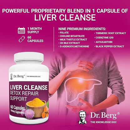 Dr. Berg Liver Cleanse Detox Capsules 60 Capsules