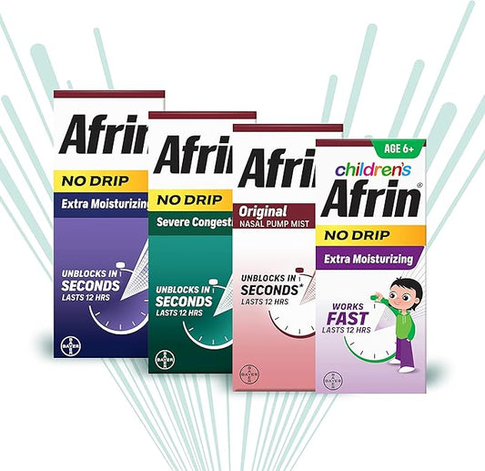 Afrin No Drip Severe Congestion Maximum 12 Hour 2 x 0.5 Fl 1