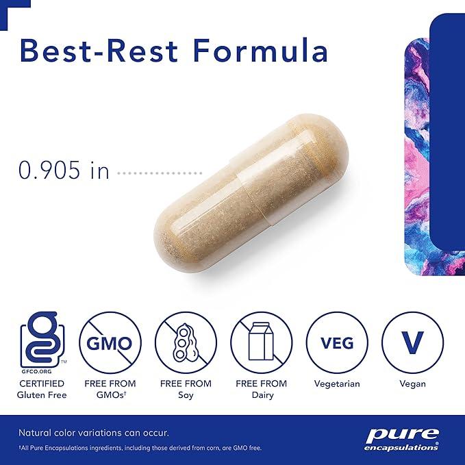 Pure Encapsulations Best-Rest Formula 120 Capsules