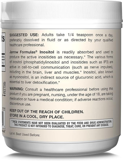 Jarrow Formulas Inositol 600 mg, Dietary 8 oz 378 Day