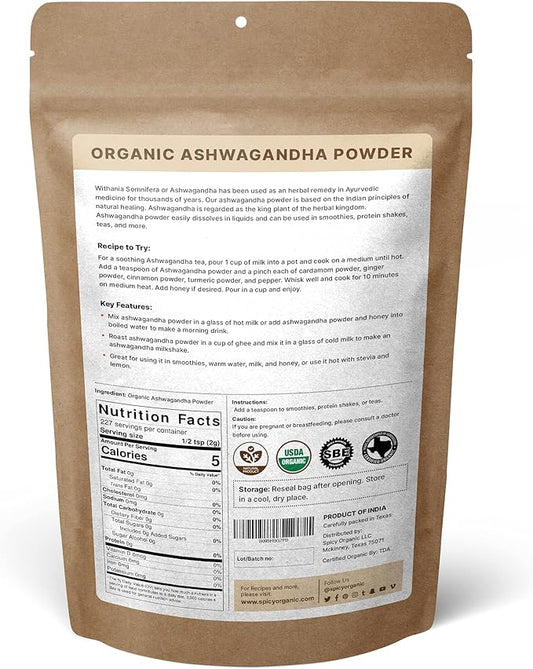 Ashwagandha Root Powder 16 oz. –