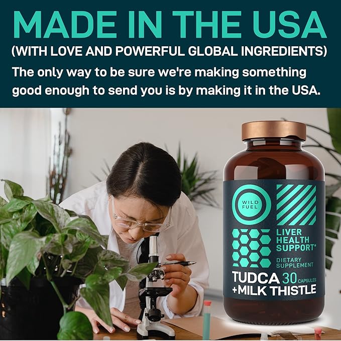 TUDCA and Milk Thistle Supplement 30 Capsules