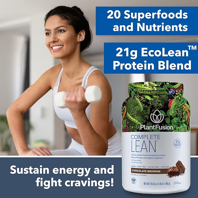 PlantFusion Complete Lean Plant Based Protein Powder 1 lb