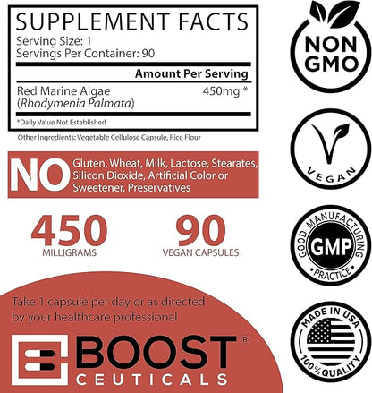 Red Marine Algae Supplements 90 Day