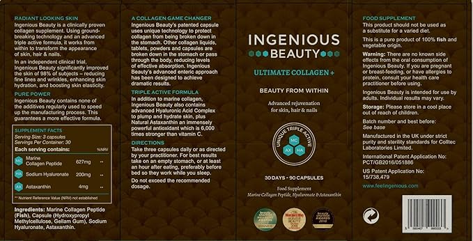 InGenious Beauty Marine Collagen Capsules 30