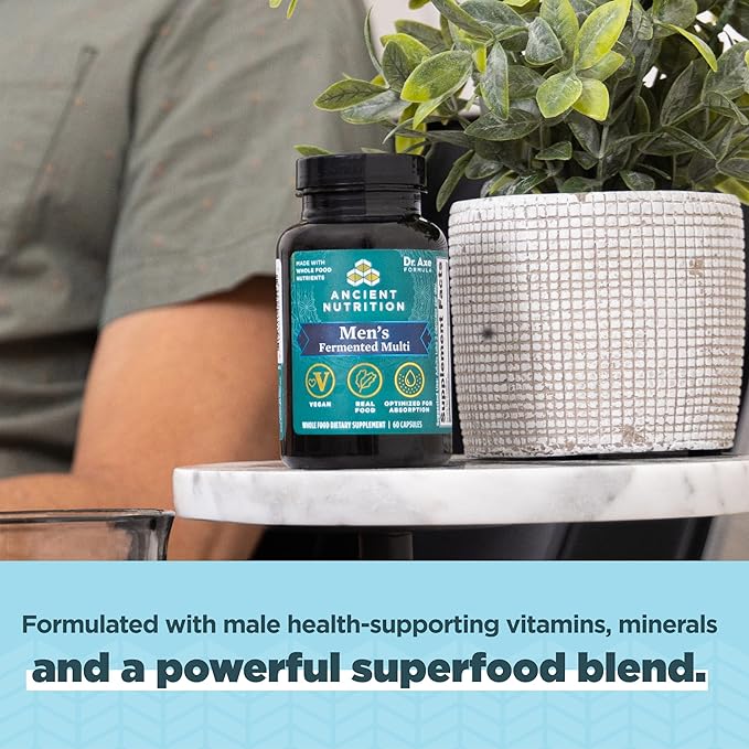 Ancient Nutrition Multivitamin for Men, Men's 60 Ct