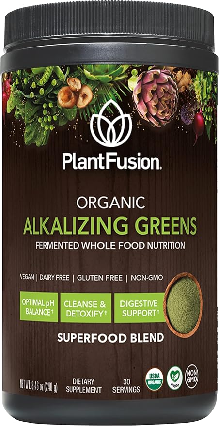 PlantFusion Alkalizing Super Greens Powder 8.46 oz 30 Servings