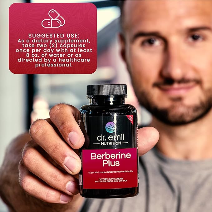 Dr. Emil Berberine 500mg Capsules 30-Day Supply