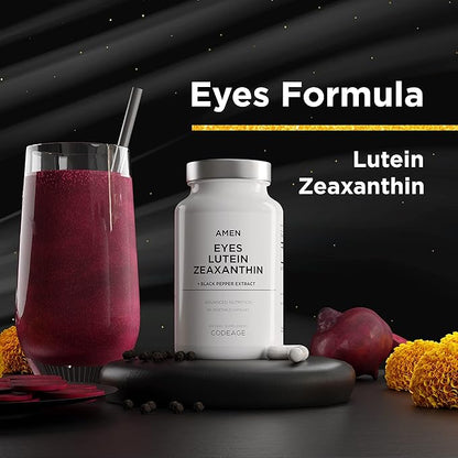 Amen Eyes Lutein Zeaxanthin Supplement 3-Month Supply 90 Capsules