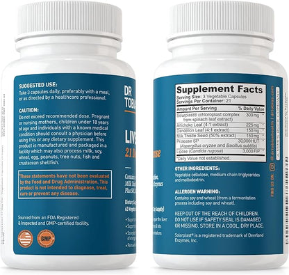Dr. Tobias Liver 21 Day Cleanse, 63 Vegetable (3 Daily)