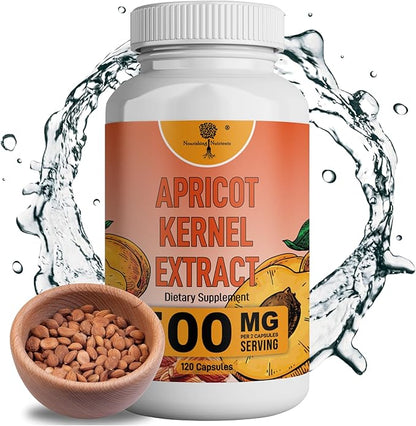 Organic Apricot Seeds Extract 500mg - 500mg 120 120 caps
