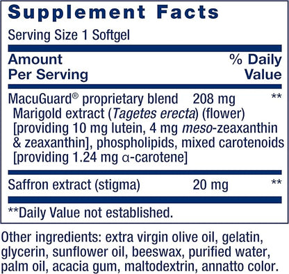Life Extension MacuGuard Eye Health Supplement