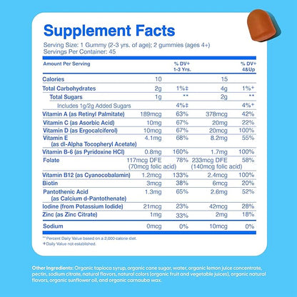 Feel Great Kids Multivitamin Gummies 45 Day