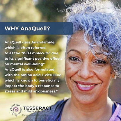 Tesseract Medical Research AnaQuell QR, Stress 45 V-Caps,