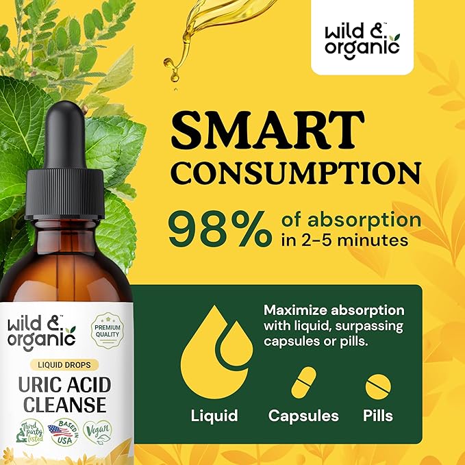 Uric Acid Cleanse Drops 2 oz