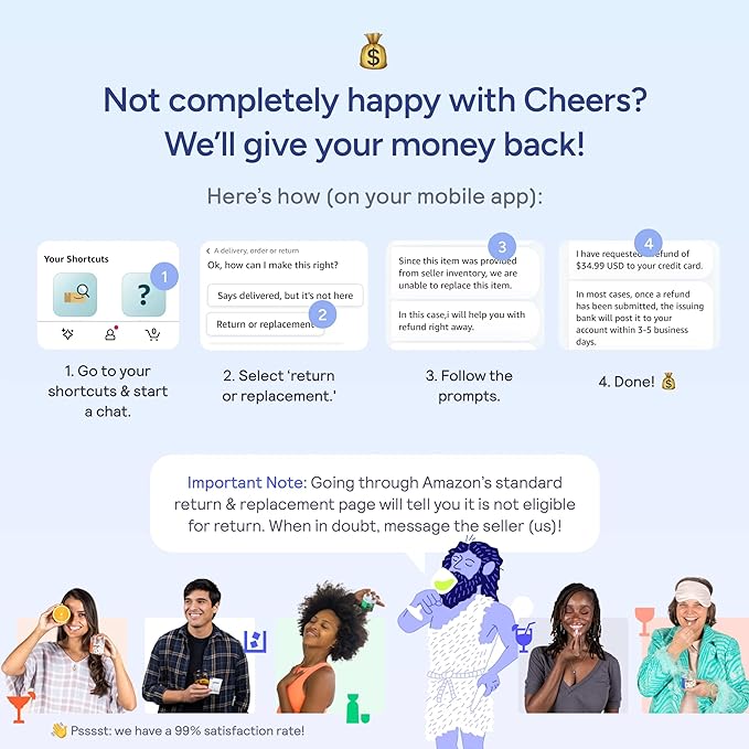 Cheers Hydrate | Oral Rehydration Solution | Electrolytes for Rapid Hydration After Drinking | Lemon Lime Flavor | 24 Servings | Electrolyte Supplement with Sodium, Potassium, Glucose