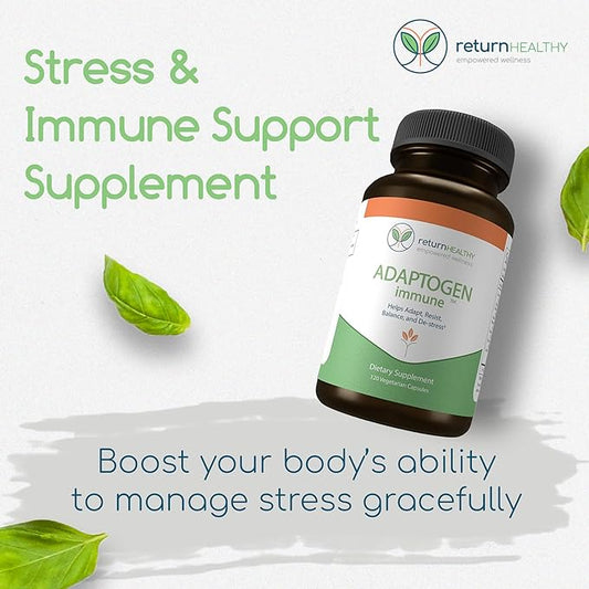 Adaptogen Immune, Adaptogens Supplements, Ashwagandha Supplements 120 Capsules