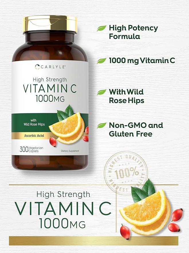 Carlyle Vitamin C 1000mg 300 Vegetarian