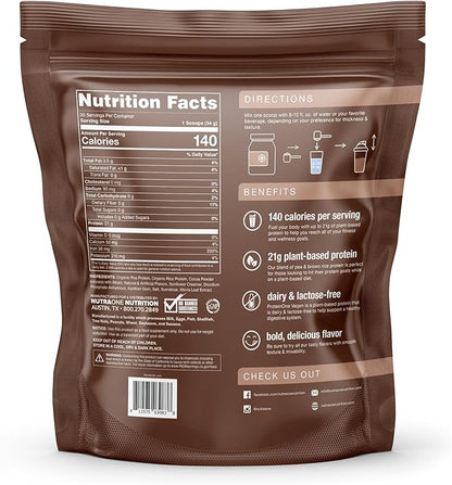 NutraOne ProteinOne Vegan Plant-Based Protein Powder