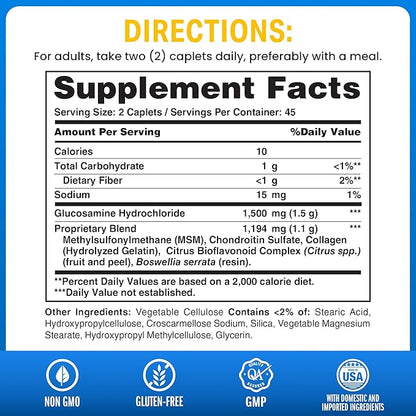 Vitamin World Triple Strength Joint Mover, 90 Caplets