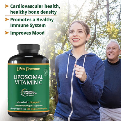 Life's Fortune Liposomal Vitamin C 2100 180 Capsules