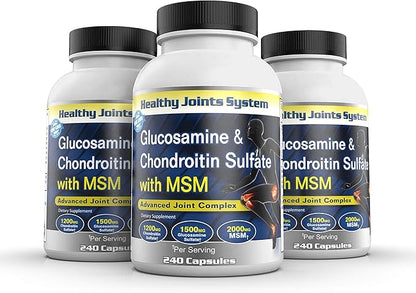 Healthy Joints System Glucosamine Chondroitin MSM 240 Tablets
