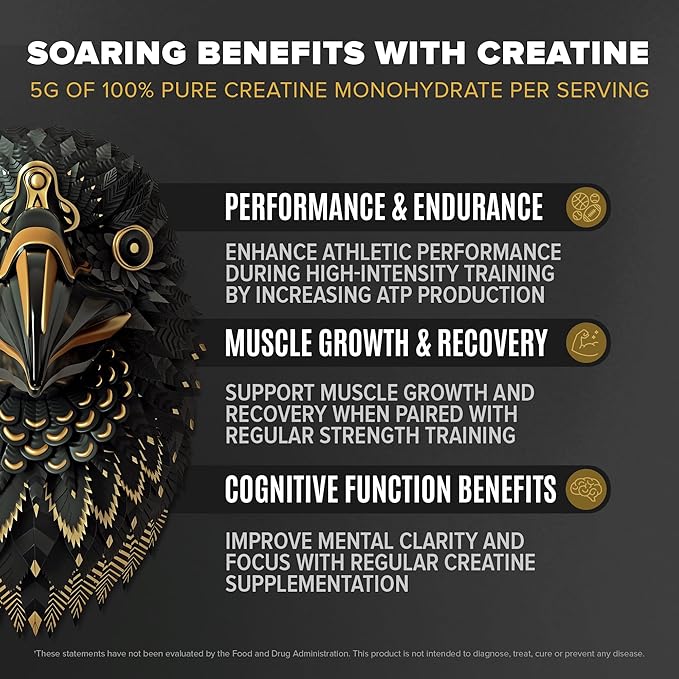 BIRDMAN Falcon Performance Vegan Protein Powder, 31g Protein, 5g Creatine, 5g BCAA, -19 servings