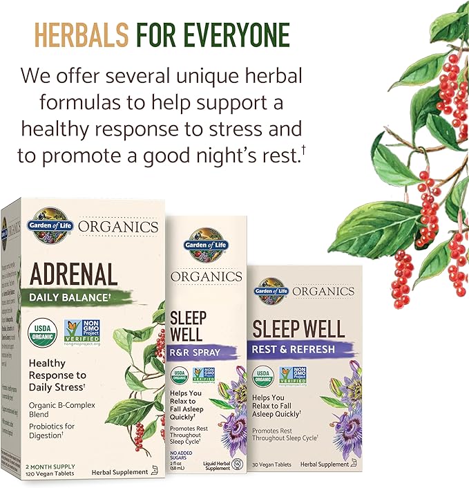 Garden of Life Organics Sleep Well 30 Tablets,