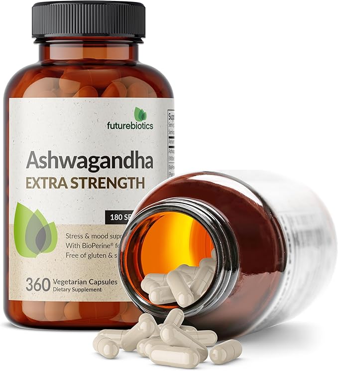 Futurebiotics Ashwagandha Extra Strength Stress & 360 Vegetarian