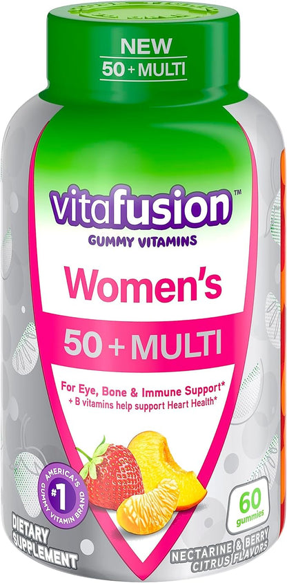 Vitafusion Chewable Calcium Gummy Vitamins Bone 50+ Multivitamin