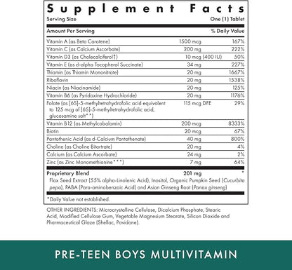 MICHAEL'S Health Naturopathic Programs Pre-Teen Boys 60 Vegetarian 60 Servings