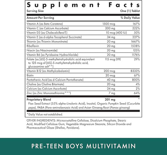 MICHAEL'S Health Naturopathic Programs Pre-Teen Boys 60 Vegetarian 60 Servings