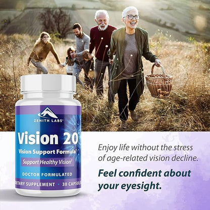Zenith Labs Vision 20 Lutein & Zeaxanthin 3 Pack