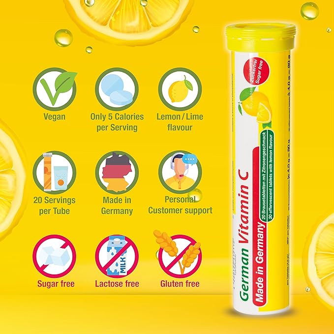 T&D German Vitamin C 180 mg 40 Vegan