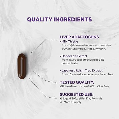 Naturalis Silymarin Milk Thistle 1300mg Enhanced 13-in-1 Liver 120 Liver
