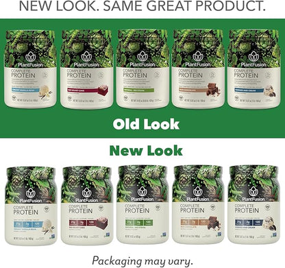 PlantFusion Complete Vegan Protein Powder - Plant Based With BCAAs, Digestive Enzymes and Pea Protein - Keto, Gluten Free, Soy Free, Non-Dairy, No Sugar, Non-GMO - Chocolate 2 lb