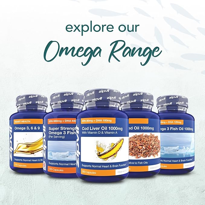 Omega 3 Fish Oil 2000mg 120 Capsules 660mg DHA 440mg per