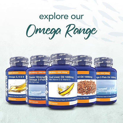 Omega 3 Fish Oil 2000mg 120 Capsules 660mg DHA 440mg per